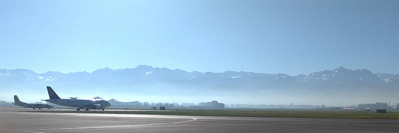 空港からの風景